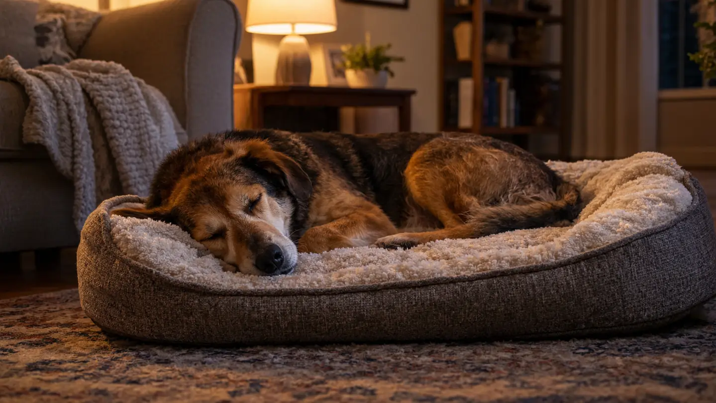 The Night Our Rescue Dog Finally Slept Through